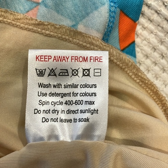 Never worn / New Kettlewell Orange and Blue Skirt - Picture 4 of 4